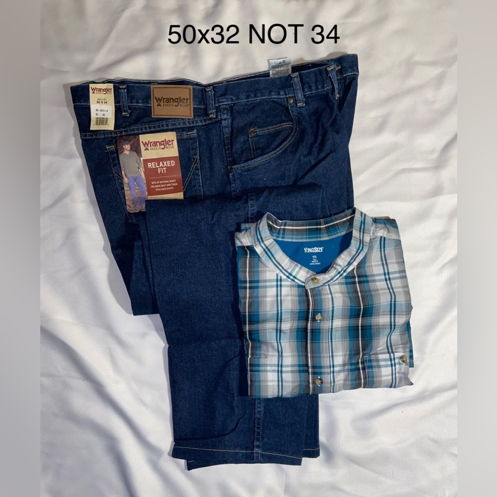 Wrangler Rugged Wear Relaxed-Fit Jean - Antique Indigo 50x32